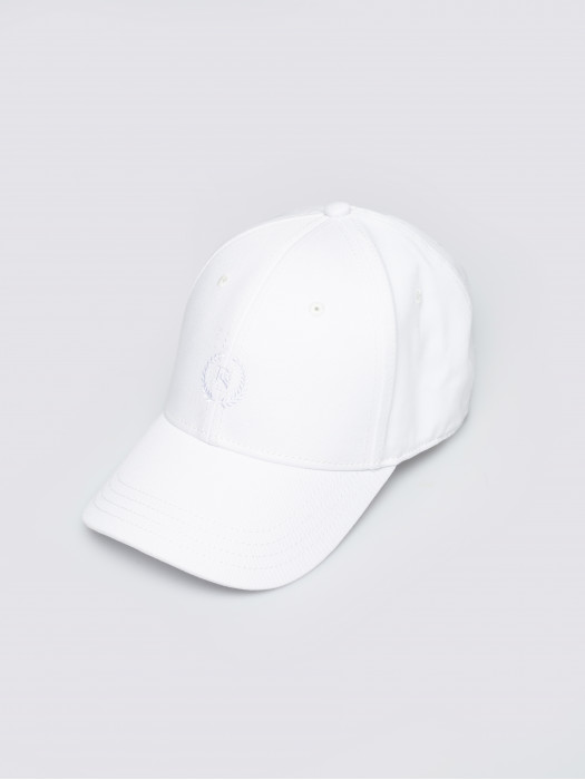 Biela bavlnená šiltovka CENTI 101